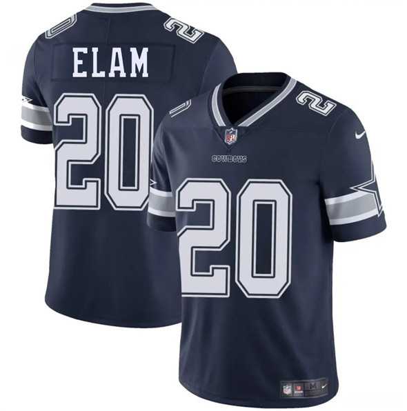 Men & Women & Youth Dallas Cowboys #20 Kaiir Elam Navy 2025 Vapor Untouchable Limited Stitched Jersey->dallas cowboys->NFL Jersey